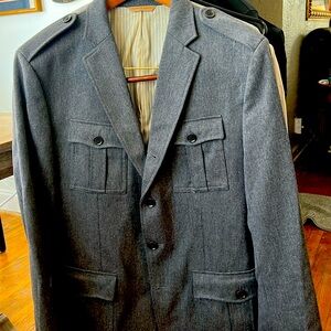 Banana Republic Wool Military Style Dress Jacket